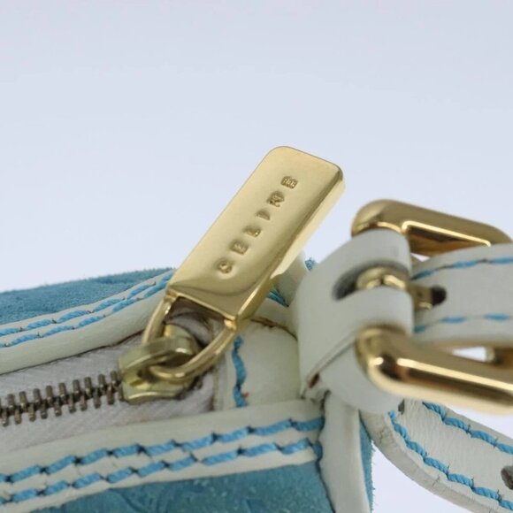 CELINE C Macadam Canvas Accessory Pouch Blue Auth yk16090V - Picture 10 of 16